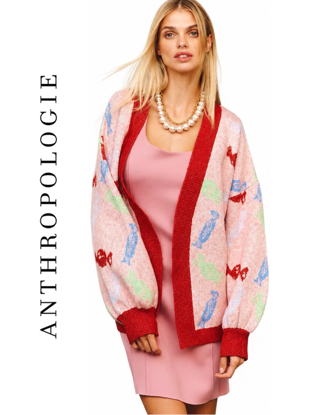 Anthropologie Bel Kazan Icon Cardigan Sweater One Size
